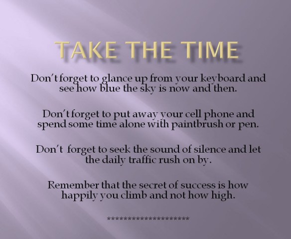 Take The Time2